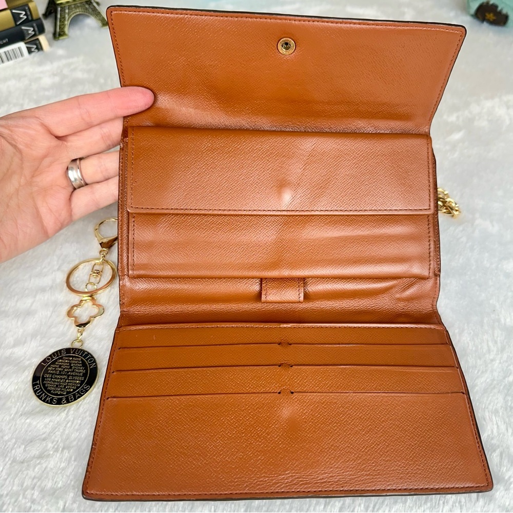 Louis Vuitton Monogram Continental Wallet Crossbody with charm - Picture 8 of 16